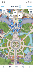 MDE app Disney World Map 