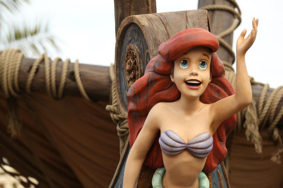 Disney World ride Little Mermaid